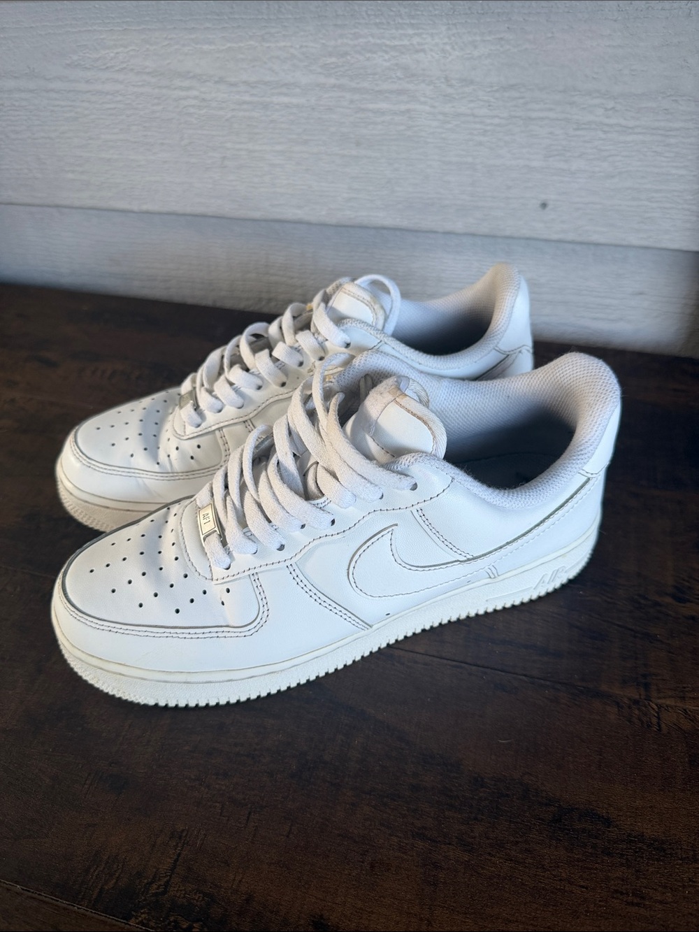 Nike Air Force 1 “07 White Men's Low-Top Leather Sneakers